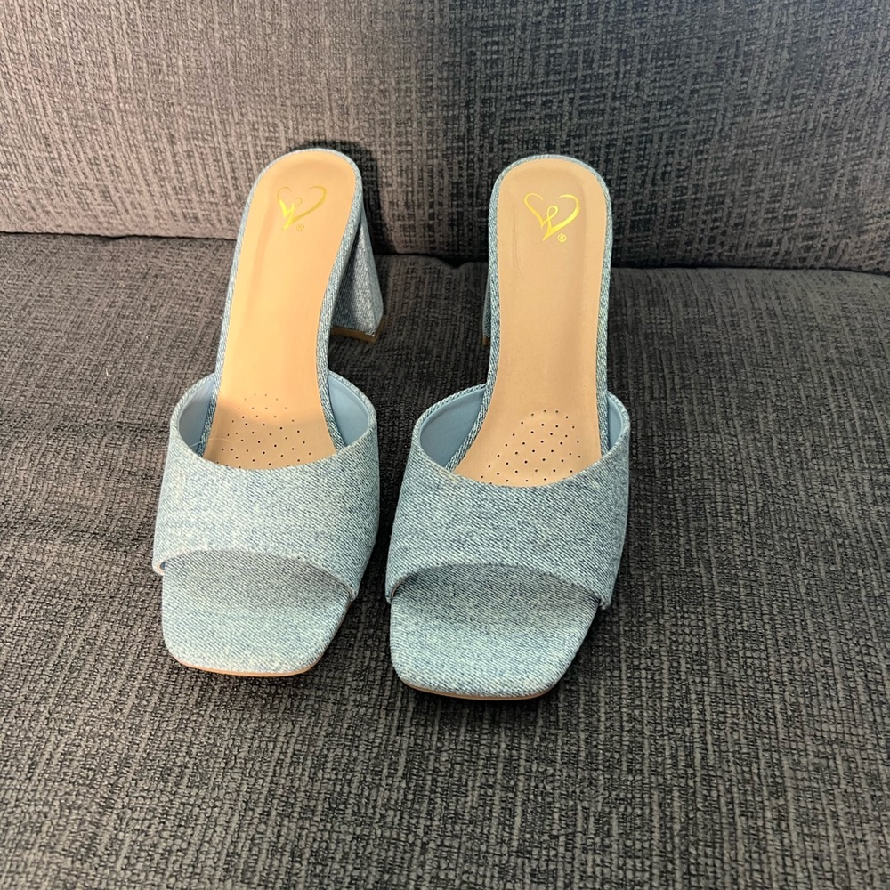 Stylish Blue Jean  Women's Heels